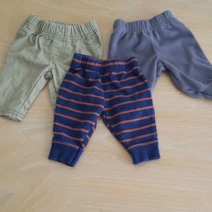 Carter's 3 month 3-piece pants bundle